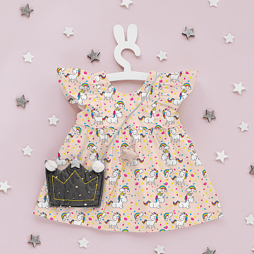 Фланель 90 см 29145-4 Лошадки