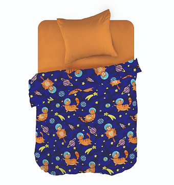 КПБ WENGE KIDS Перкаль 60097-1/0222-63 Astronaut cat